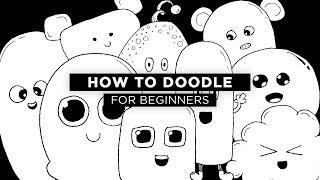 DOODLE TUTORIAL How To Doodle For Beginners  Easy Doodling with Basic Shapes [upl. by Fedirko]