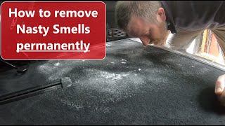 How to permanently remove a Nasty Smell or Odour from your Car or Van with Baking Soda [upl. by Atirac33]