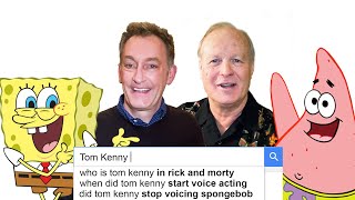 SpongeBobs Tom Kenny amp Bill Fagerbakke Answer the Webs Most Searched Questions  WIRED [upl. by Elhsa936]