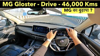 MG Gloster After 46000 Kms  Drive Review  Problems Suspension amp Engine Condition [upl. by Ruhtra]