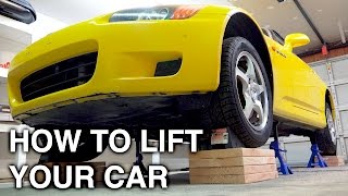 How To Completely Lift A Car On All Four Jack Stands [upl. by Lou]