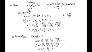 Positions of nodes and antinodes [upl. by Bartlet]