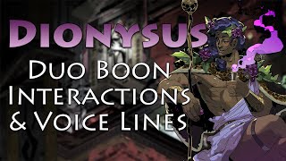 Dionysus Duo Boon Dialogue  Hades [upl. by Dionis133]