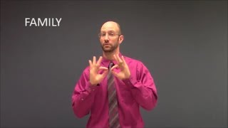 Family Signs in ASL  American Sign Language [upl. by Attenol]