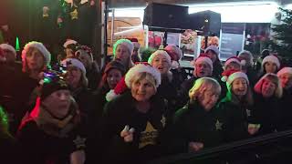 WHAT CHRISTMAS MEANS TO ME Rock Choir at Birkdale Lights Switch On 1st December 2024 [upl. by Thinia]