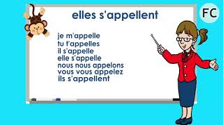 Le Verbe S Appeler au Présent  To Call Present Tense  French Conjugation [upl. by Patrizia397]