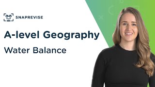 Water Balance  Alevel Geography  OCR AQA Edexcel [upl. by Brigitta]