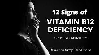 12 Signs of Vitamin B12 and Folate Deficiency [upl. by Hogen]