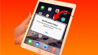 How to Fix Verification Failed Apple ID Server on iPad  iPad Mini iPad Pro iPad Air 2021 ios 14 [upl. by Enyal520]