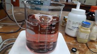 Sol gel synthesis demonstration [upl. by Kcinomod861]