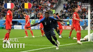 Samuel UMTITI Goal  France v Belgium  Match 61 [upl. by Randy]