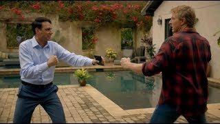 Cobra Kai  Daniel vs Johnny Fight Scene [upl. by Kipp999]