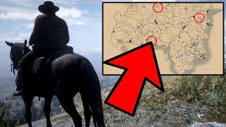 MAPA DE TODOS LOS TESOROS  RED DEAD REDEMPTION 2 [upl. by Eilyr]