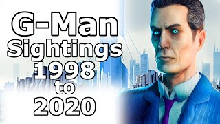 All GMan Sightings 1998  2025 [upl. by Corb]