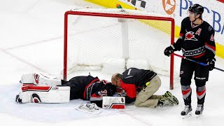 NHL Goalie Injuries [upl. by Iru]