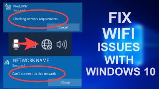 How To Fix WiFi Not Working Issue On Windows 10 [upl. by Ynnob]