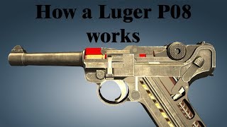 How a Luger P08 works [upl. by Rokach]