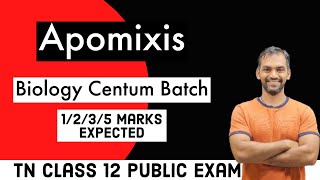 Apomixis  Biology Centum Batch [upl. by Notlad]