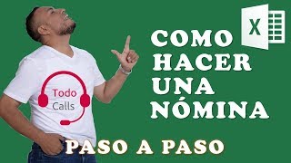 Como hacer una nómina básica en Excel [upl. by Nac]