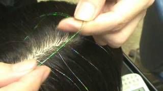 how to hair tinsel [upl. by Keriann]