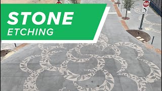 Ways to Use Dustless Blasting  Concrete Etching [upl. by Belshin]