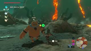 Breath of the Wild How to get to Divine Beast Vah Rudania Main Quest [upl. by Vander322]