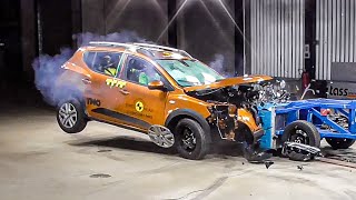 Dacia Sandero Crash Test [upl. by Viking]