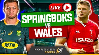 SPRINGBOKS VS WALES LIVE  South Africa vs Wales Watchalong  Forever Rugby [upl. by Joses433]