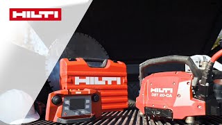 DEMO Brückenabriss mit der Hilti Wandsäge DST 20CA  Einfache Durchführung dank Hilti Cut Assist [upl. by Latreshia127]