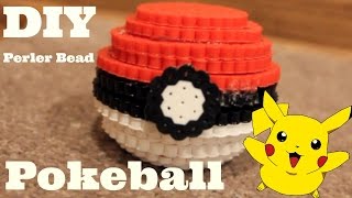 DIY Perler Bead Pokeball [upl. by Randell]