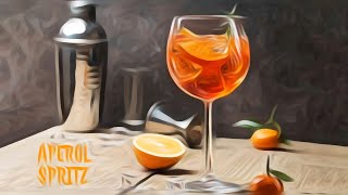 APEROL SPRITZ cocktail  recipe and how to make [upl. by Ranitta]