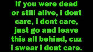 I dont care by Apocalyptica with lyrics [upl. by Opalina]