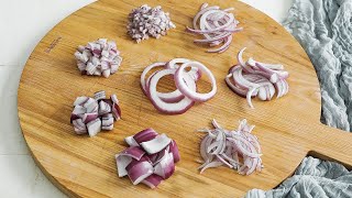 How to Cut an Onion 6 Different Ways [upl. by Hoenack]