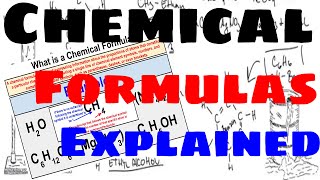 Chemical Formulas  Explained [upl. by Inessa]