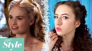 Cinderella Tinsel Hair Transformation  Disney Style [upl. by Justinn449]