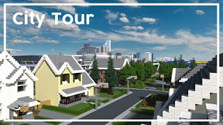 Minecraft City Tour [upl. by Auqenat693]