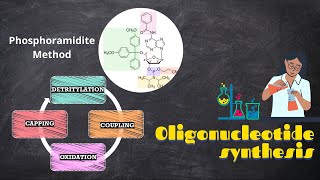 Chemical synthesis of oligonucleotidesPhosphoramidite Method [upl. by Ylrebmyk94]