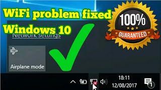 How To Fix wifi is not Connecting and Not Working on my laptop windows 10 [upl. by Templia126]