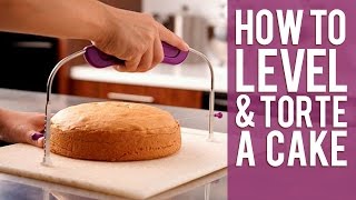 How to Level and Torte a Cake from Wilton [upl. by Elsy]