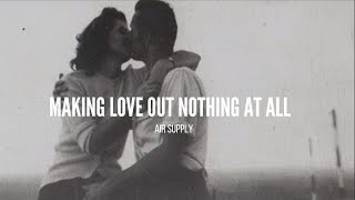 Making Love out nothing at all  Air Supply  Sub Español  Lyrics [upl. by Asirralc]