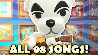 🎸 KK Slider Sings ALL 98 SONGS In Animal Crossing New Horizons [upl. by Zink]