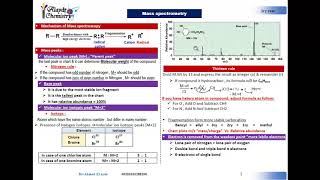 Mass spectroscopy quotpart 1quot Organic Chemistry [upl. by Fishback]