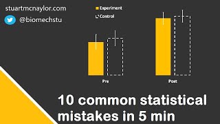 Ten Statistical Mistakes in 5 Min [upl. by Aianat]