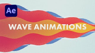 After Effects Wave Animations Using Wave Warp [upl. by Kelson]