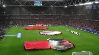 Wales vs Belgium EURO 2016  National Anthems  Hen Wlad fy Nhadau  La Brabançonne [upl. by Miranda137]