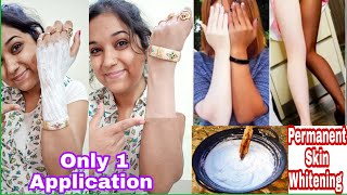 100 Effective 1 Day Challenge Skin Brightening at Home  skin lightening Best Remedy [upl. by Ahseyn840]