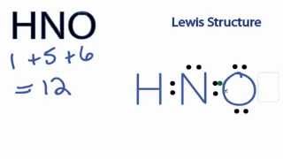 HNO Lewis Structure [upl. by Charissa587]