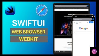 Create Web Browser using WebKit in SwiftUI  WKWebView  Combine [upl. by Lauer177]