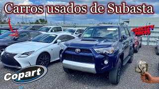 Autos usados en la Subasta Copart [upl. by Htaek263]