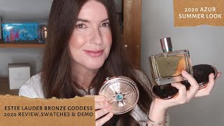 Estee Lauder Bronze Goddess 2020 Review amp Swatches [upl. by Kanor]